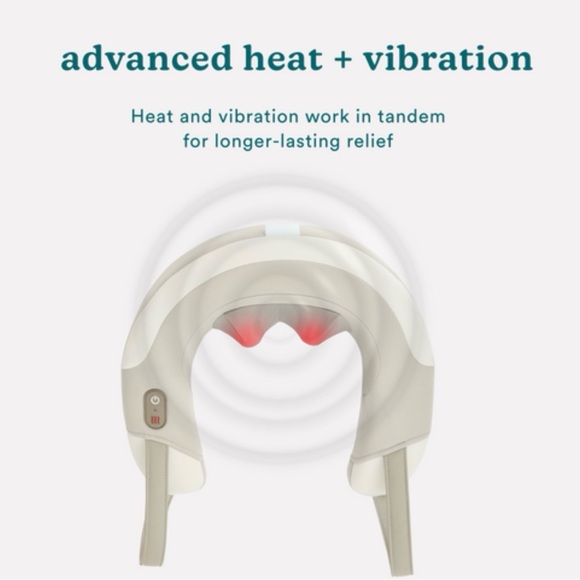 NWT: HOMEDICS Shiatsu Rechargeable Neck Massager with Heat - Picture 2 of 4